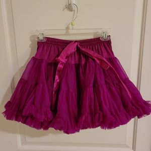 Frederick's of Hollywood Fuchsia Petty Coat Skirt
